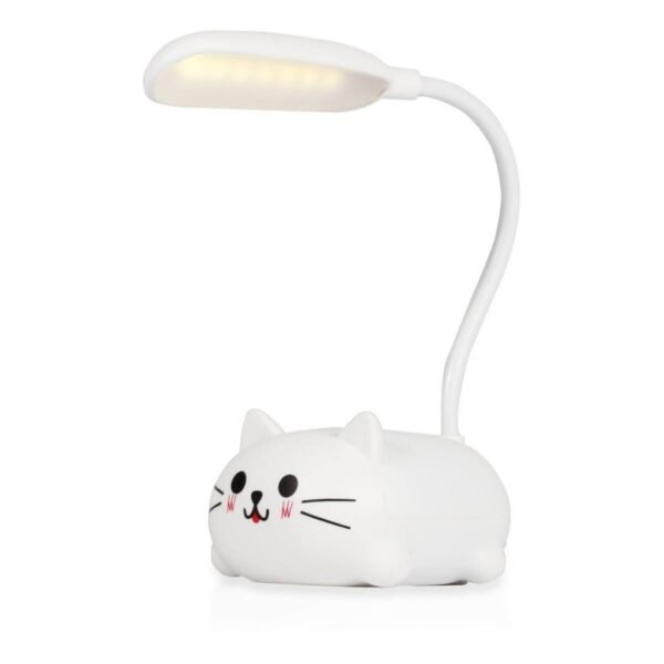 Luminária Gatinho de Led Abajur Flexível Usb Gato Fofo UOU Store