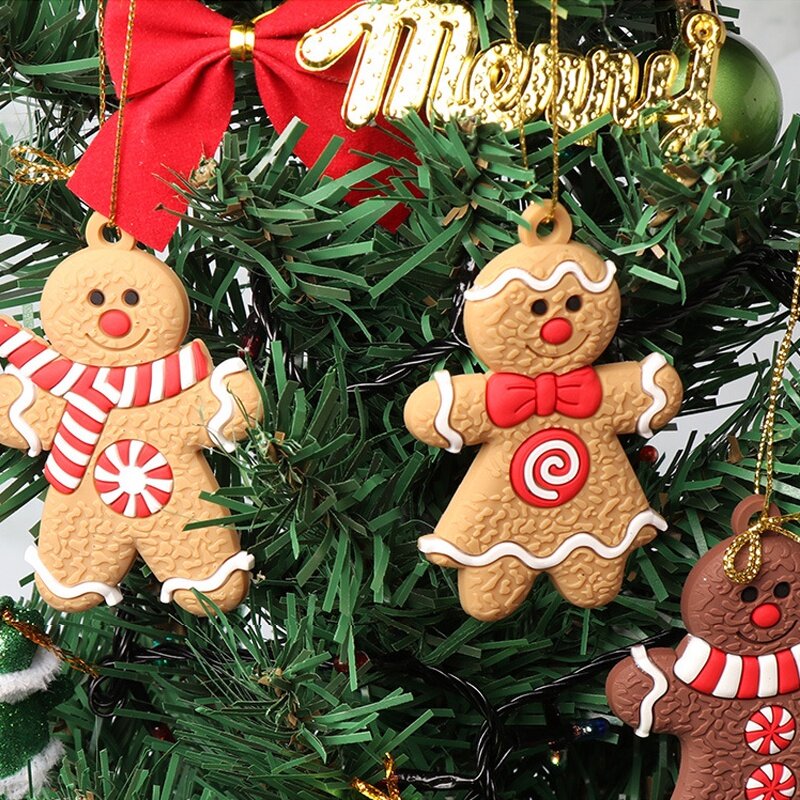 Bonequinhos para o Natal, biscoitos de gengibre.