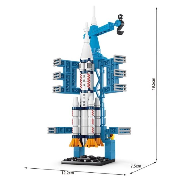 Blocos de Montar Lego Nave e Foguete Espacial