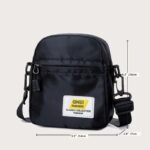 Bolsa de Ombro Shoulder Bag Streetwear Preta
