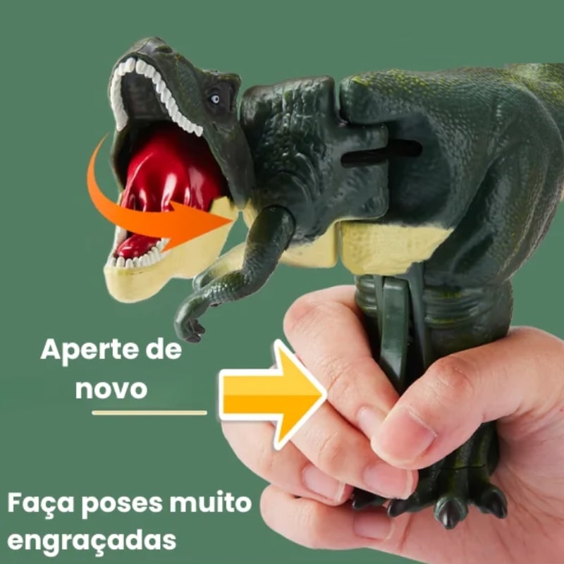 Carrinho Dinossauro T-rex: Aventura Jurássica Garantida para Criança