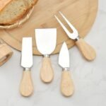 Kit 6 Facas e Talheres Para Queijo Petiscos e Frios