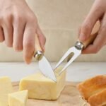 Kit 6 Facas e Talheres Para Queijo Petiscos e Frios