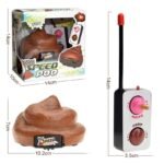 Coco de Controle Remoto Que Anda Solta Pum Carro Divertido Speed Poo - Imagem 7