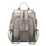 Mochila Bolsa Feminina Anti-Roubo Transversal Estilosa de Alta Capacidade para Viagem e Dia a Dia com Zíper Oculto