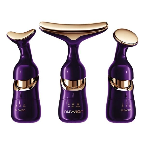 Massageador Facial Lifting 3 Em 1 Redutor de Papada e Rugas Estímulo de Colágeno com Microcorrente Premium Design Luxo
