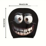 2 Capas de Encosto de Cabeça para Carro com Olhos de Desenho Animado Divertido Spooky Eyes - Imagem 7