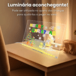 Quadro Mágico LED Infantil para Escrever Desenhar Colorir Regravável USB com Canetas Tamanho Grande - Imagem 6