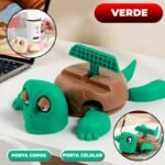 Suporte Celular Porta Copo Tartaruga Engraçada