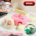 Suporte Celular Porta Copo Tartaruga Engraçada