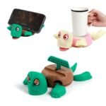 Suporte Celular Porta Copo Tartaruga Engraçada