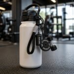 Chaveiro Fitness Premium Academia com Halter Peso Musculação