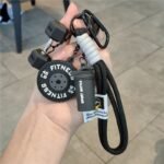 Chaveiro Fitness Premium Academia com Halter Peso Musculação