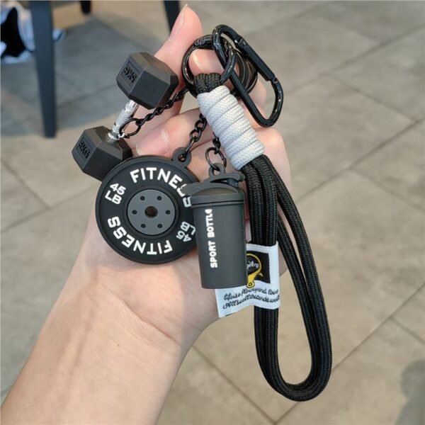 Chaveiro Fitness Premium Academia com Halter Peso Musculação