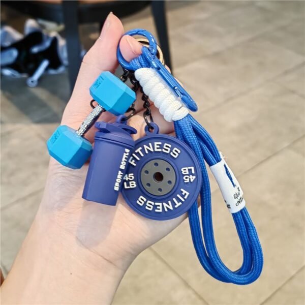 Chaveiro Fitness Premium Academia com Halter Peso Musculação