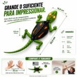 Lagarto Controle Remoto Sobe Parede e Anda no Teto Antigravidade USB LED Recarregável - Imagem 8