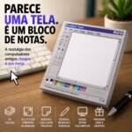 Bloco De Notas Adesivo Computador Retrô 50 Folhas MS Paint - Imagem 2